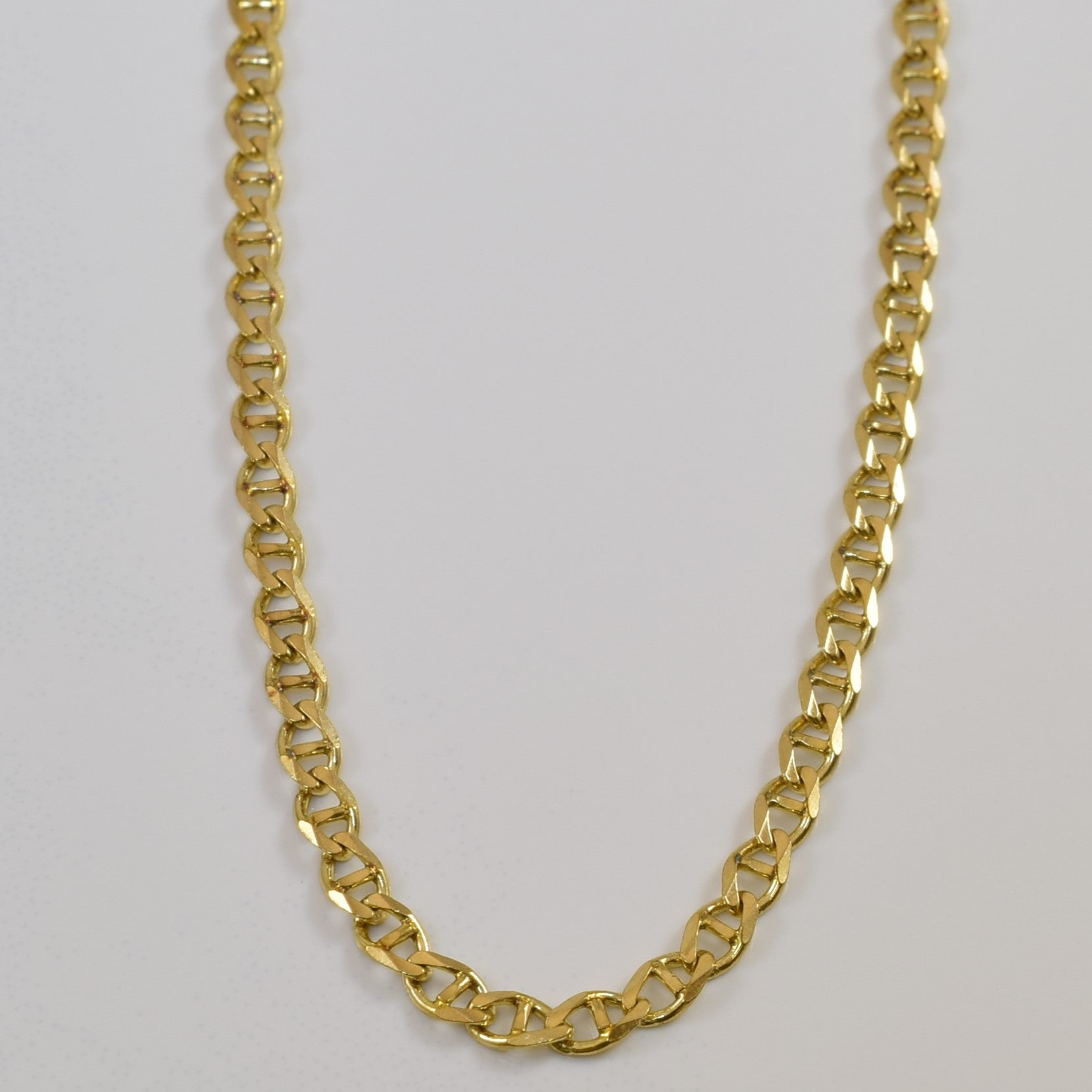 10k Yellow Gold Anchor Chain | 16