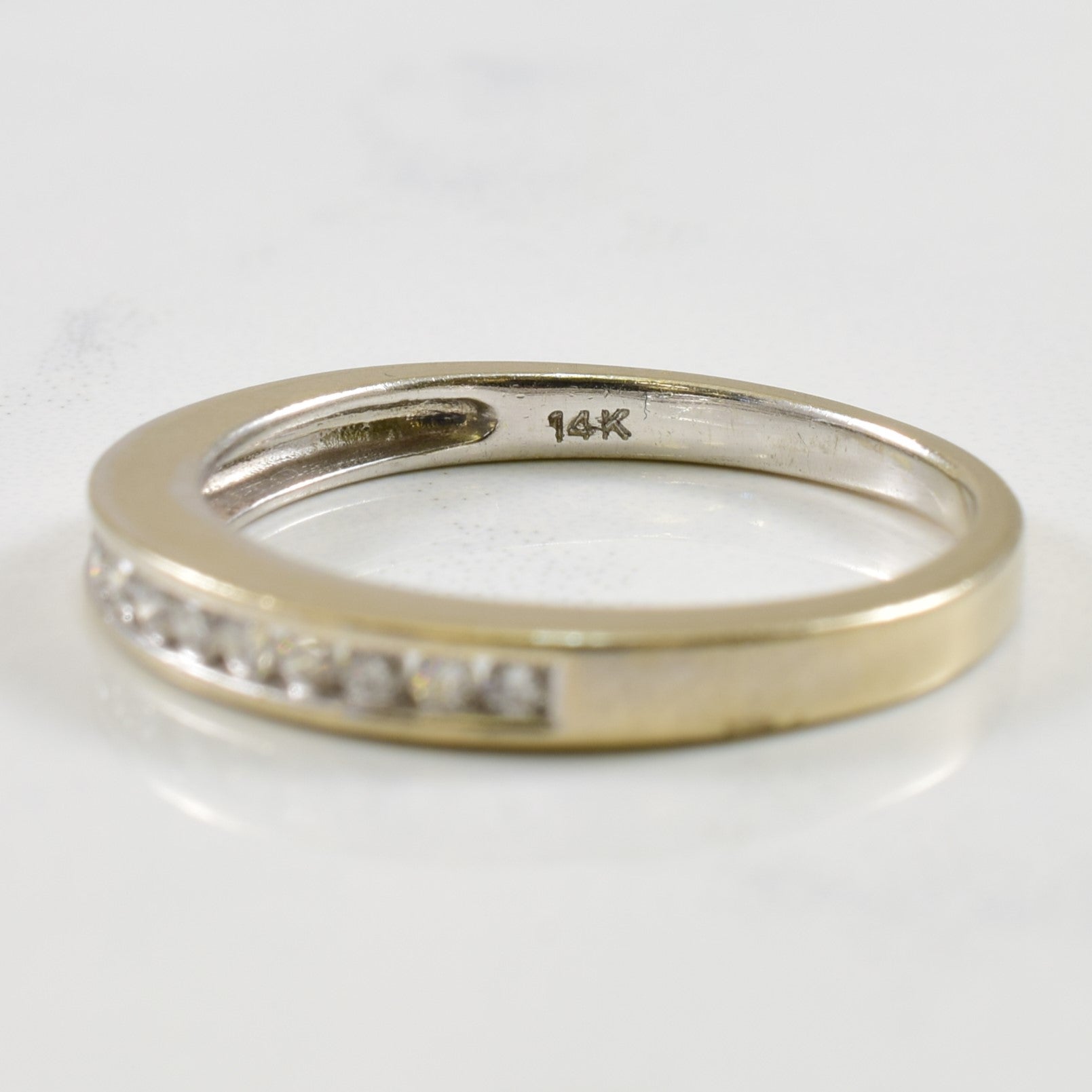 Channel Set Diamond Band | 0.15ctw | SZ 6 |