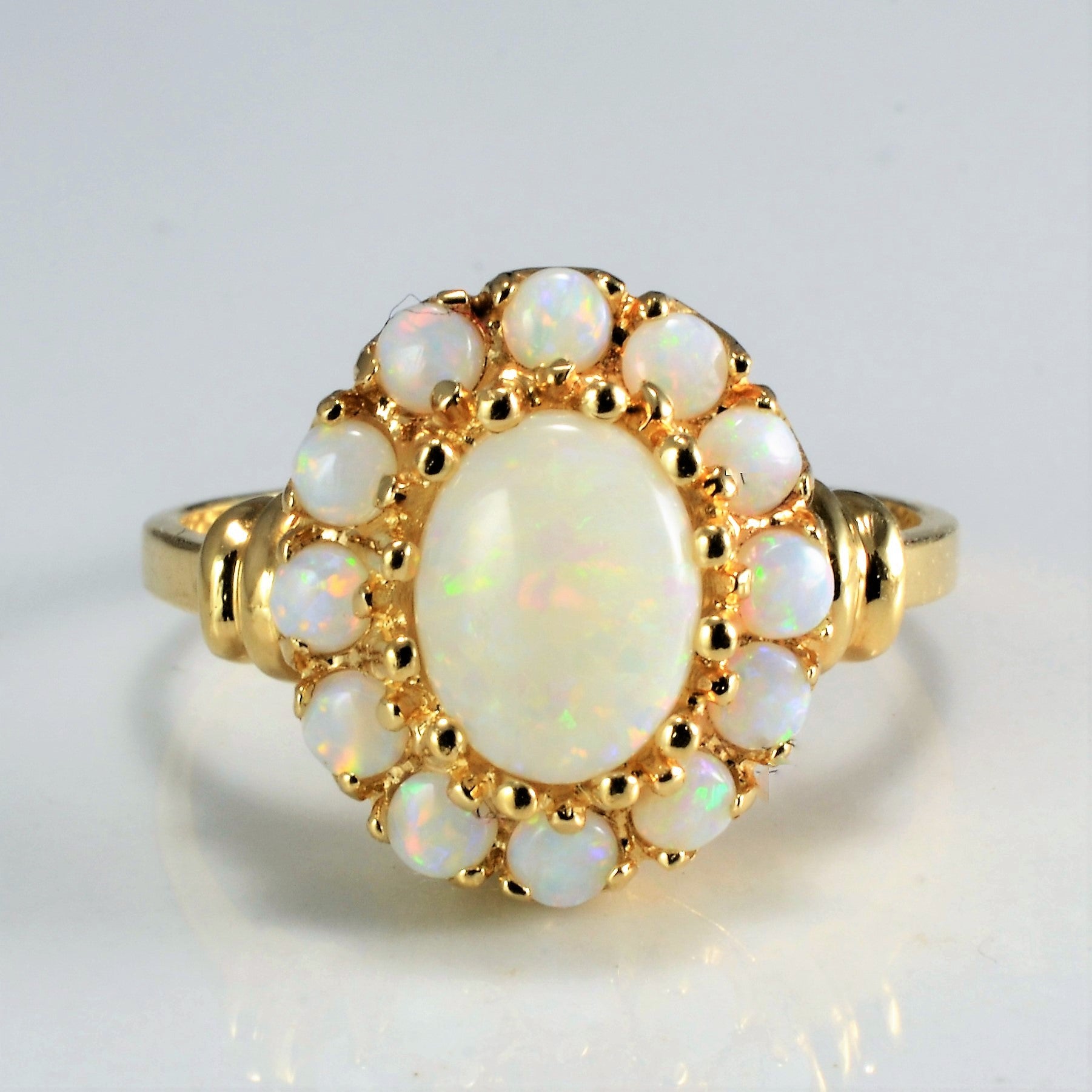 Cluster Opal Cocktail Ring | SZ 6.75 |