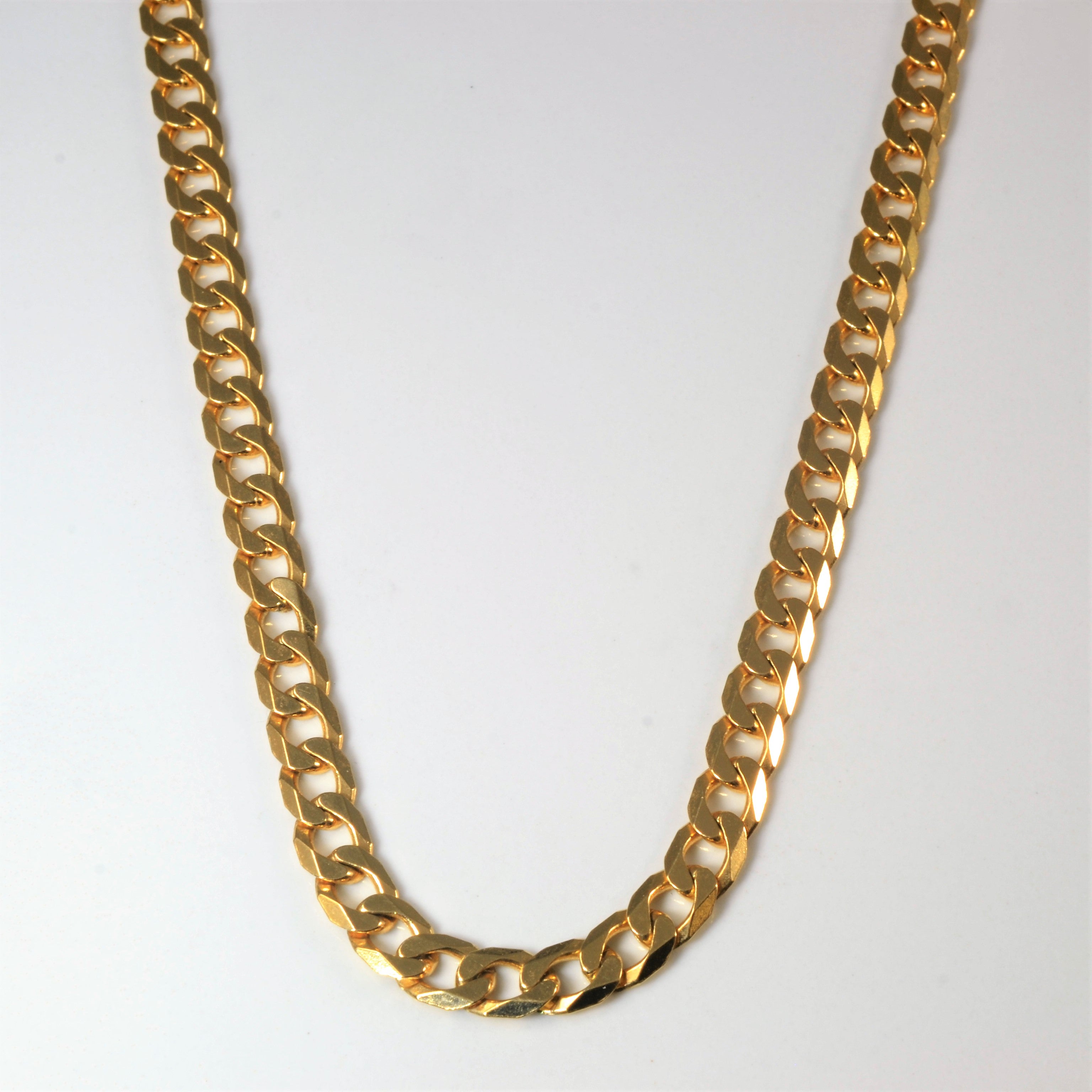 10k Yellow Gold Curb Chain | 24" |