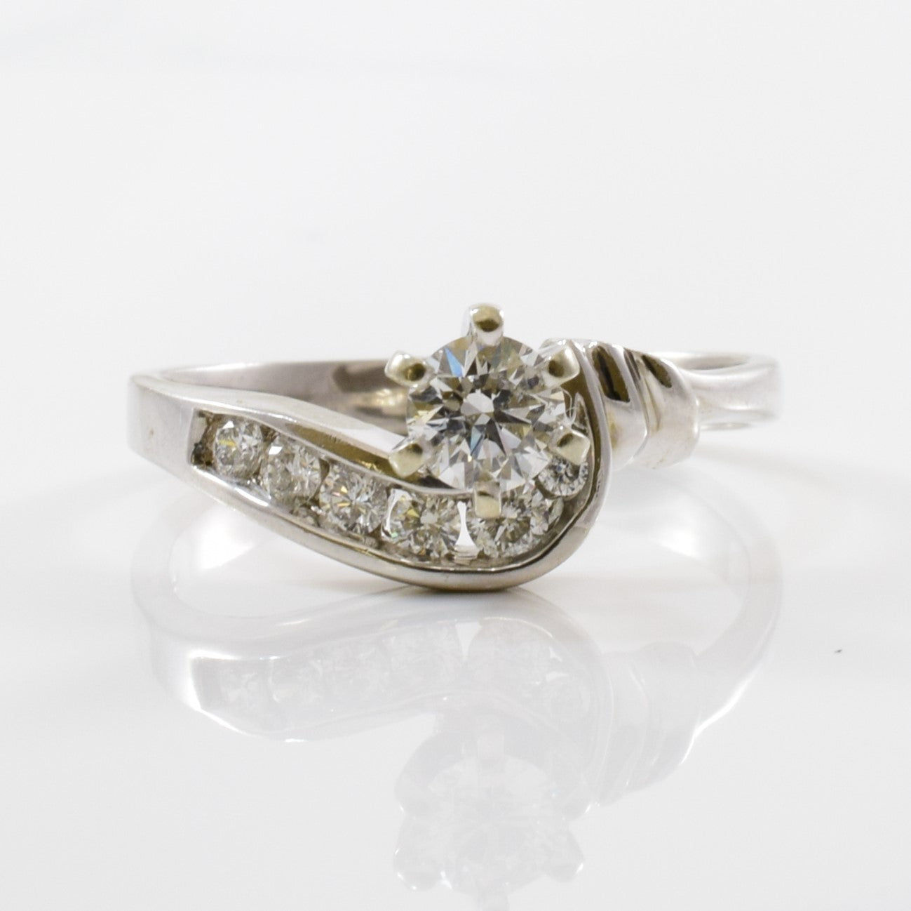 Spence Diamonds' Diamond Twist Engagement Ring | 0.49ctw | SZ 7.25 |