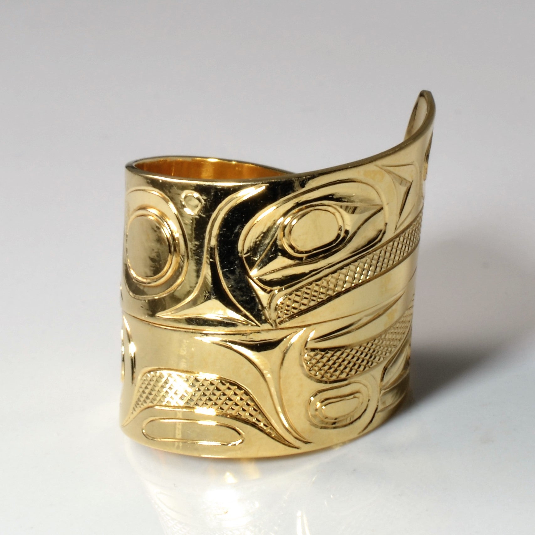 Haida Eagle Art Wrap Ring | SZ 10 |