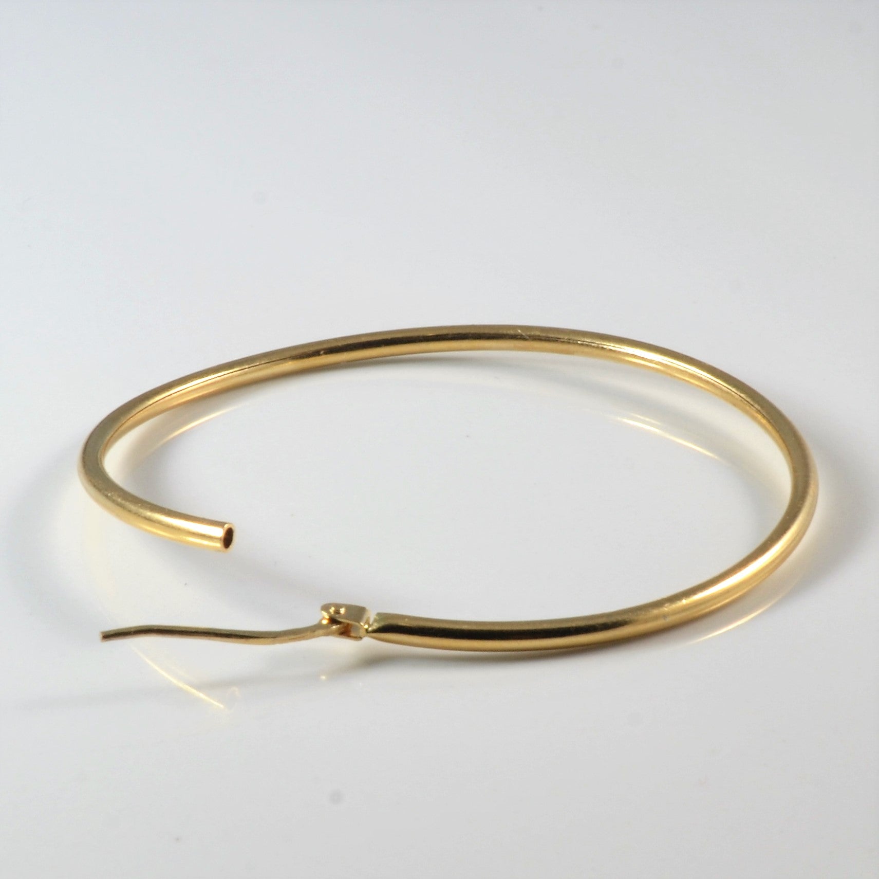 Yellow Gold Hoop Earrings |