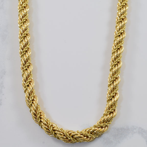 Tiffany & Co.' Twisted Rope Chain & Bracelet |