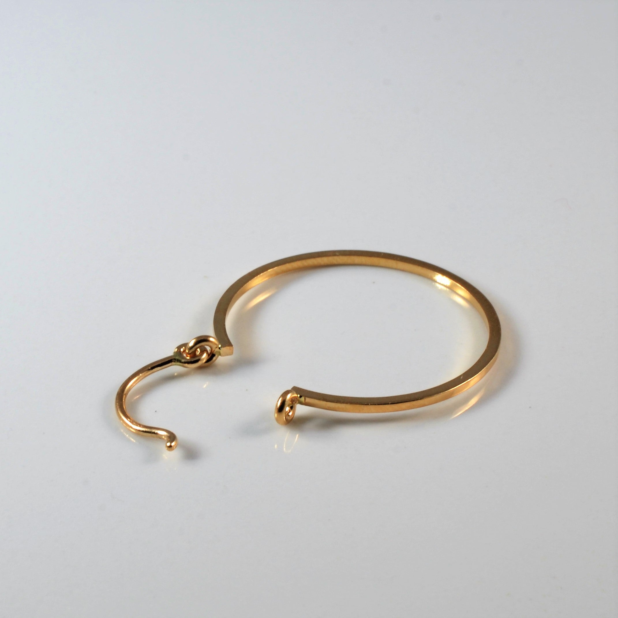 Yellow Gold Hoop Earrings |