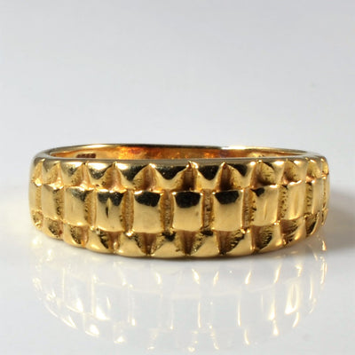 Watch Strap Textured Ring | SZ 6 |