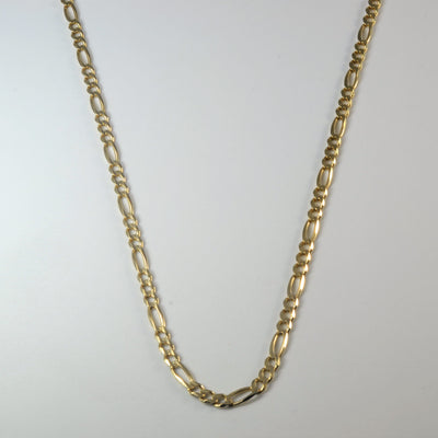 Figaro Link Gold Chain | 23