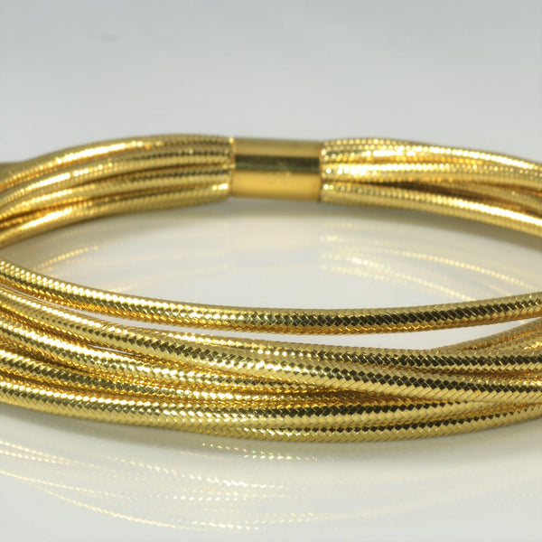 Multi Wire Gold Bracelet | 7.5