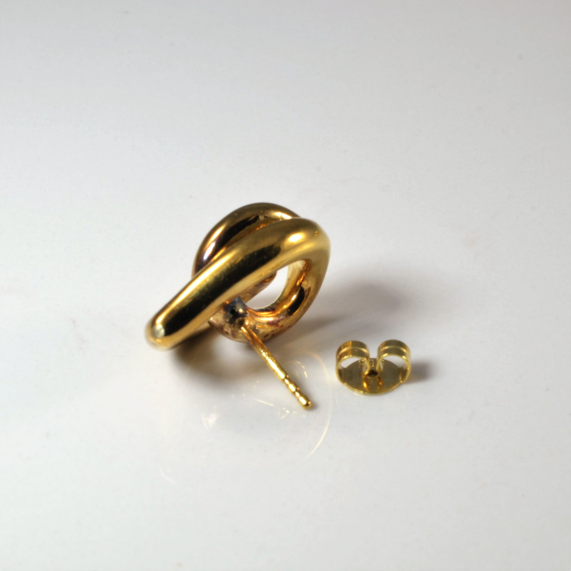 Birks' Interlocking Gold Earrings |