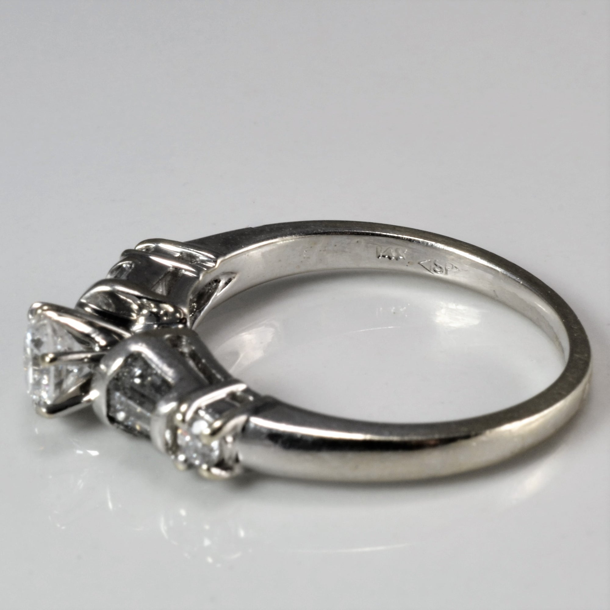 Tapered Diamond Engagement Ring | 0.50 ctw, SZ 5.5 |