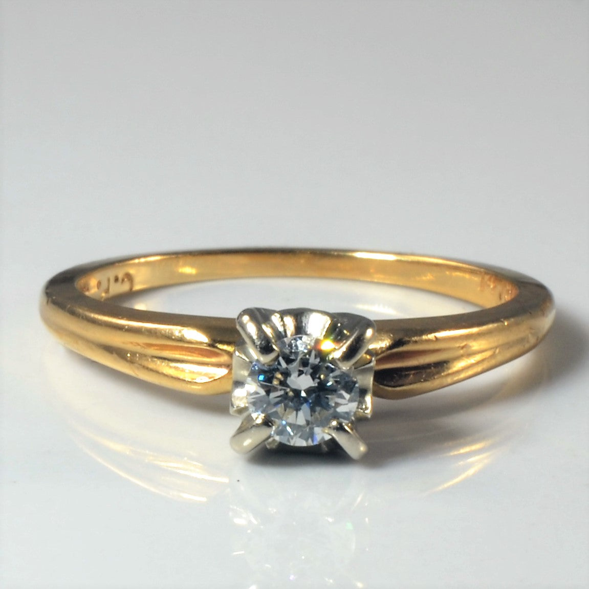 Solitaire Diamond Ring | 0.22ct | SZ 6 |