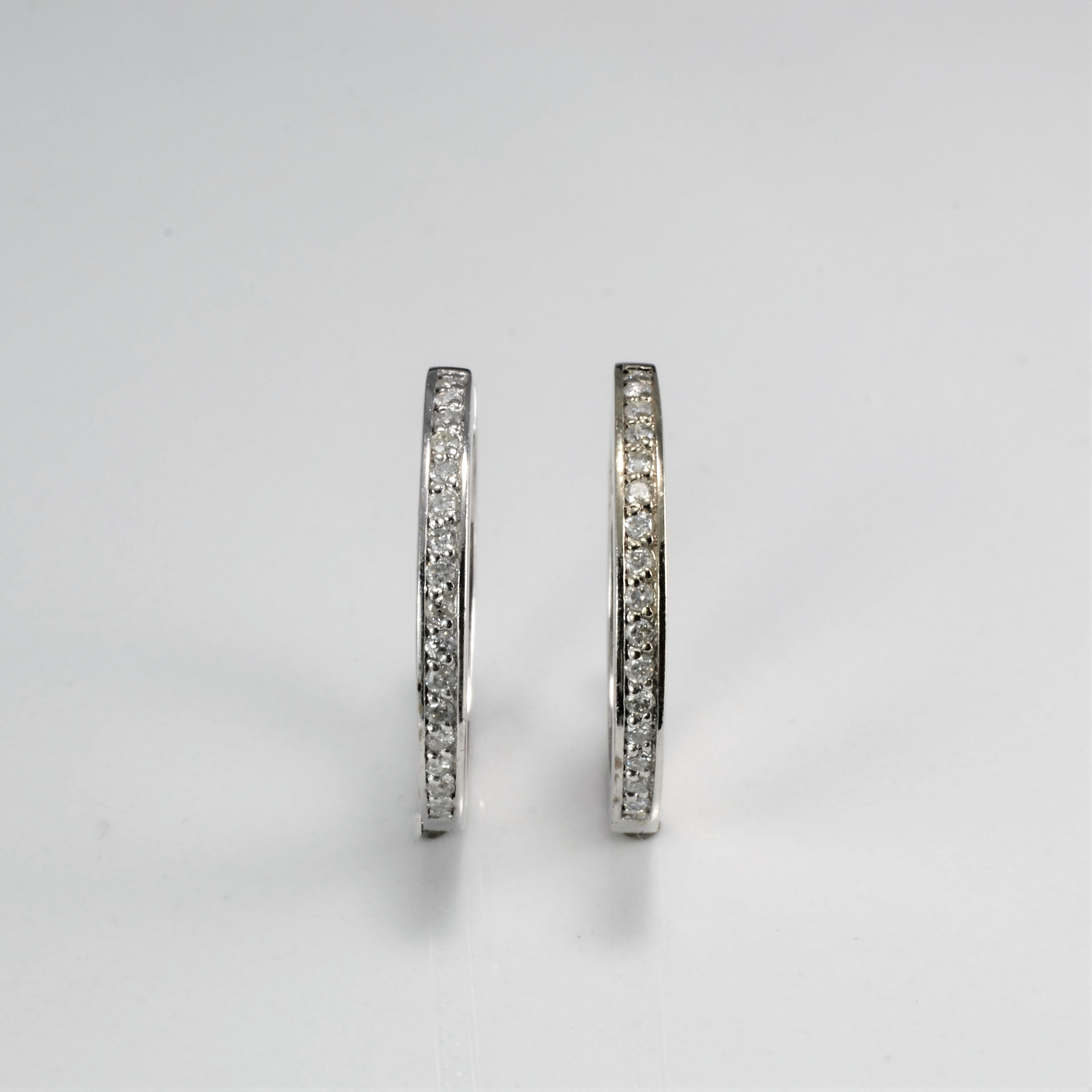 Diamond Hoop Earrings | 0.25 ctw |
