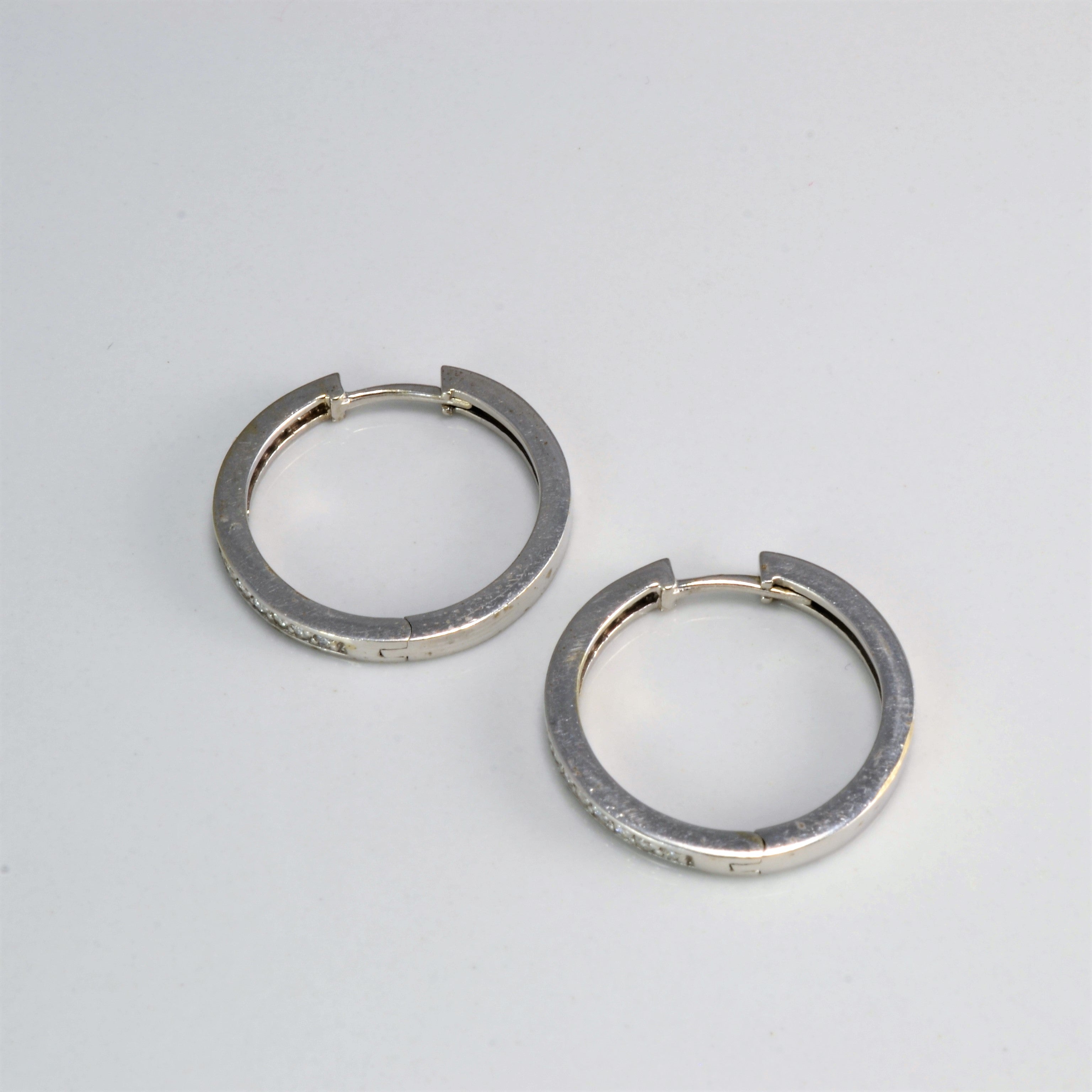Diamond Hoop Earrings | 0.25 ctw |