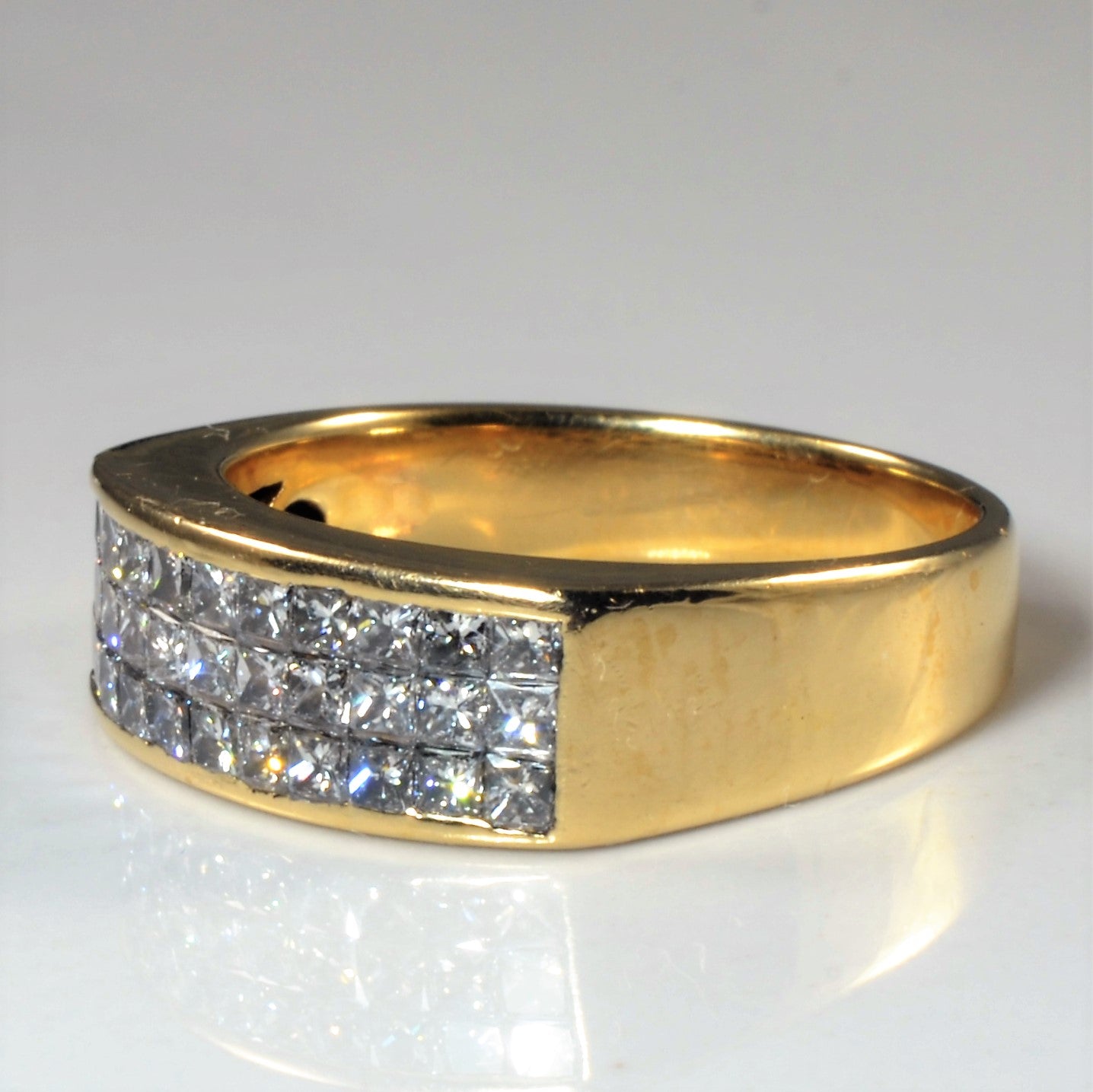 Invisible Set Princess Diamond Ring | 1.00ctw | SZ 6.5 |