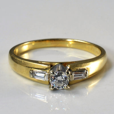 Three Stone Diamond Ring | 0.23ctw | SZ 7.25 |