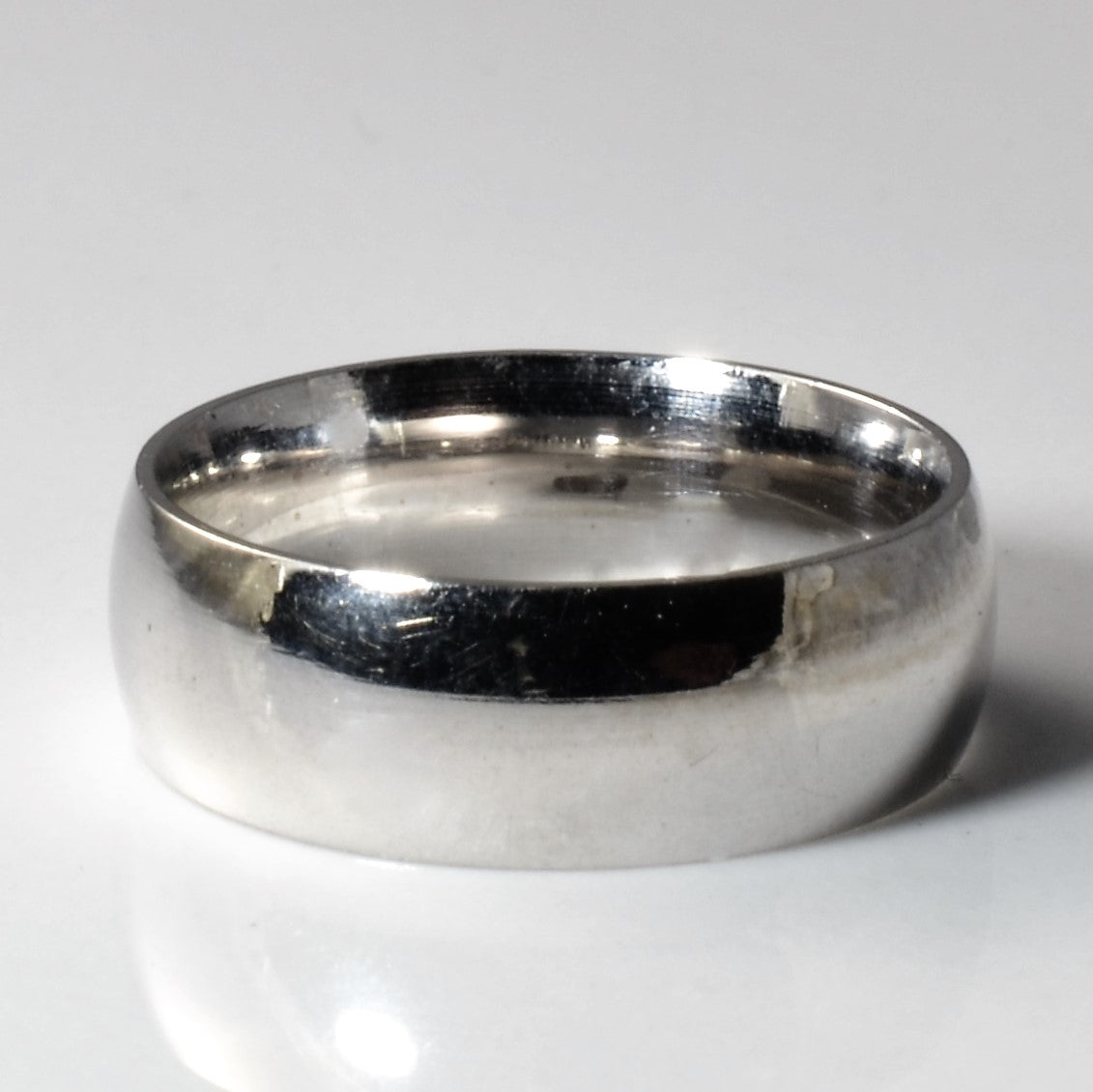 White Gold Wedding Band | SZ 5 |