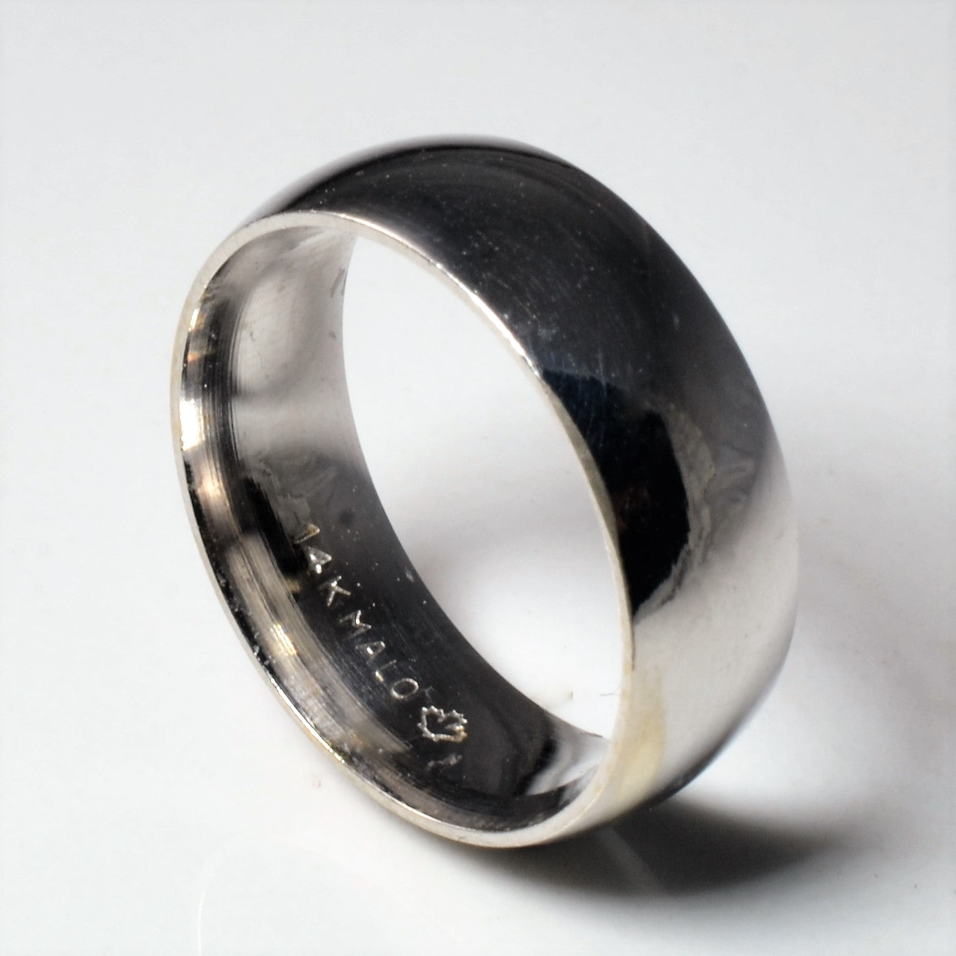 White Gold Wedding Band | SZ 5 |