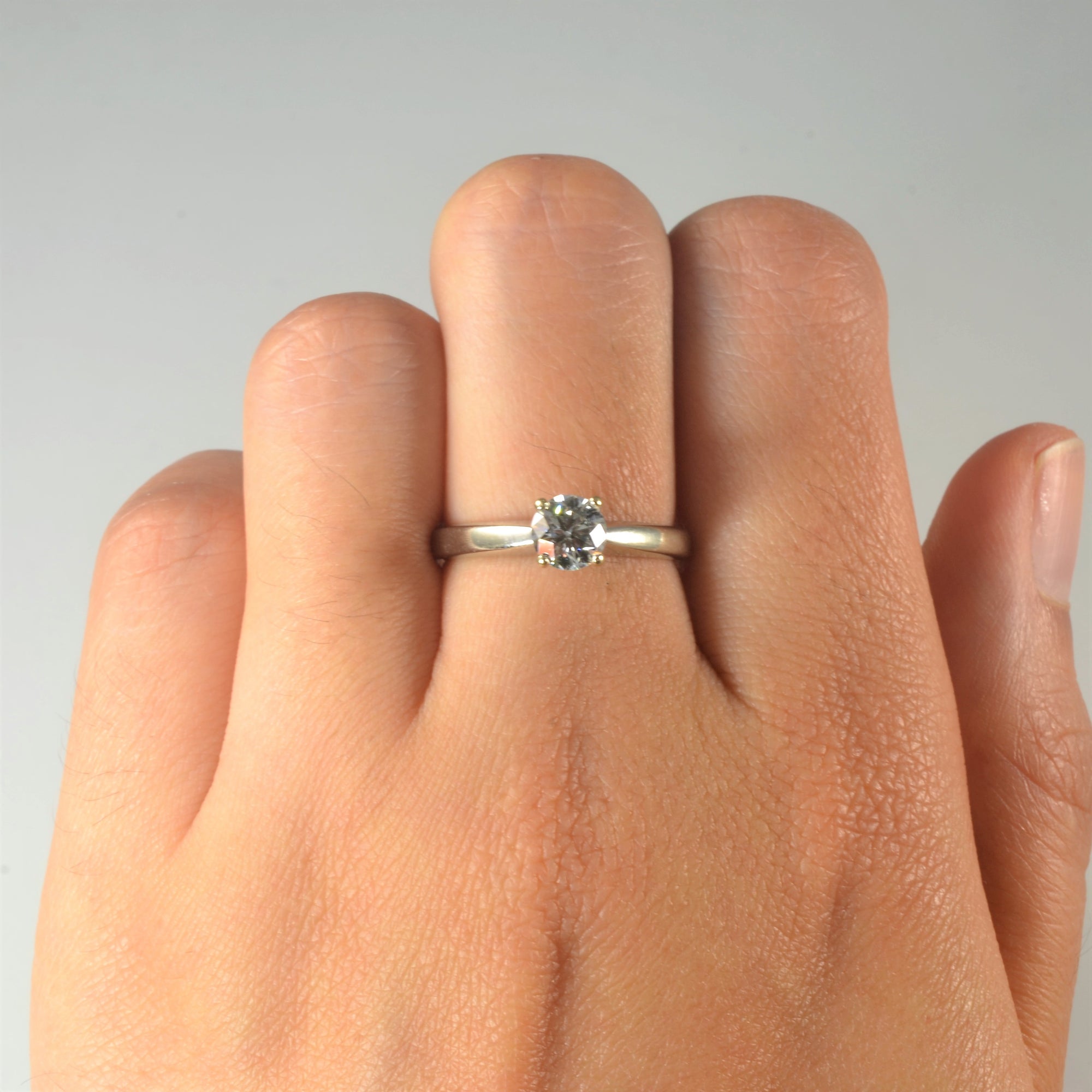Canadian Diamond Solitaire Ring | 0.58ct | SZ 6.25 |