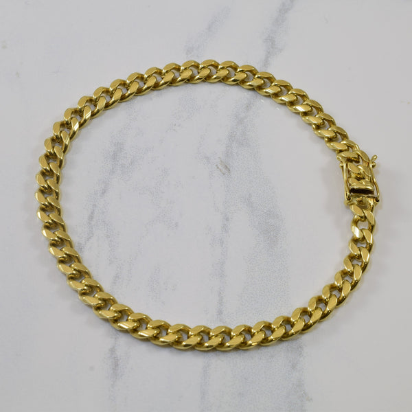 Curb Link Chain Bracelet | 8