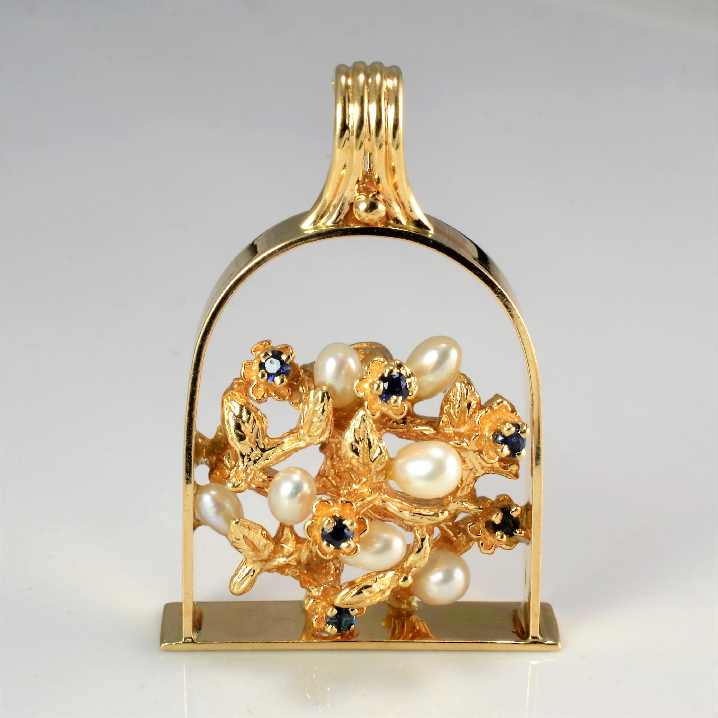 Ragnar' Textured Multi Gem Pendant