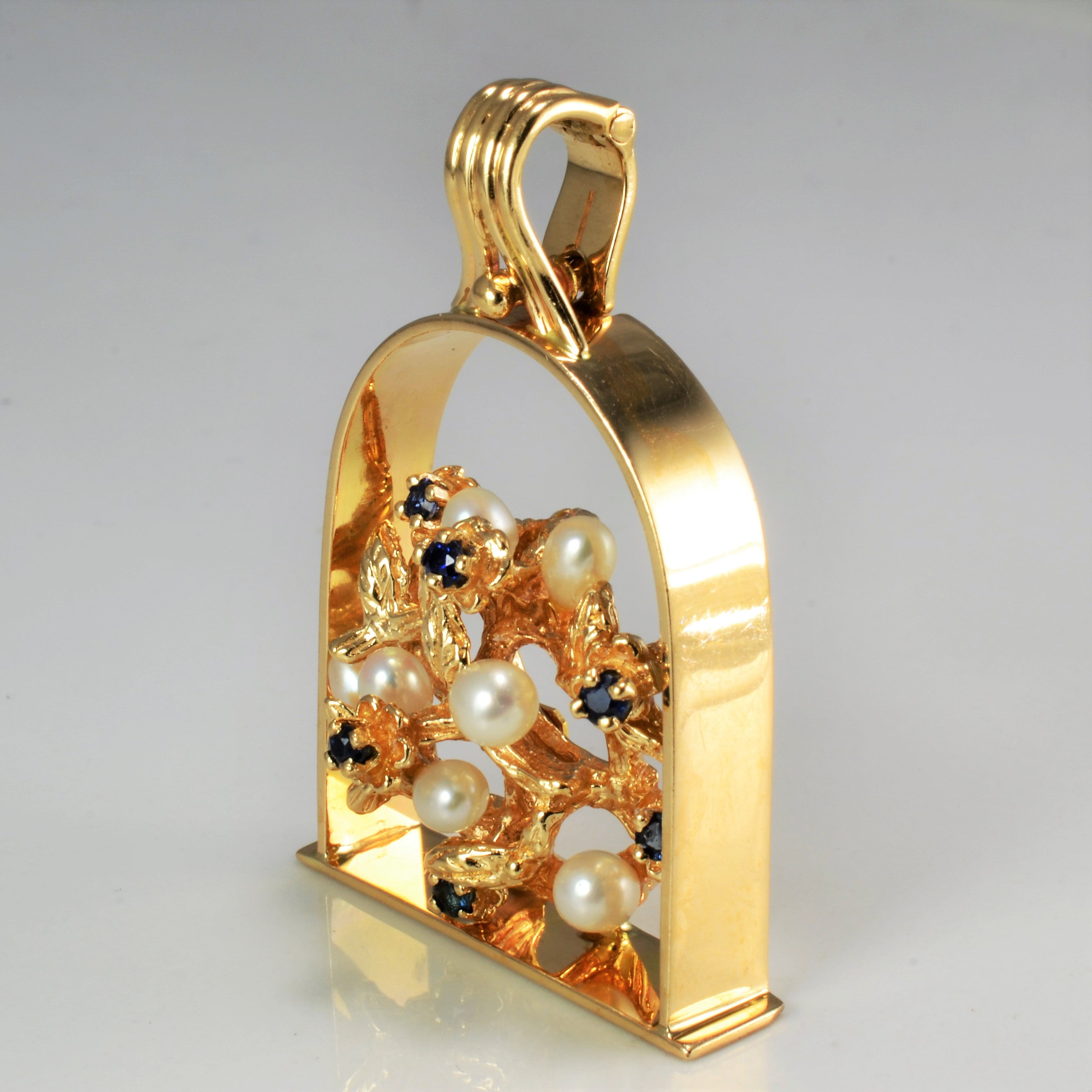 Ragnar' Textured Multi Gem Pendant