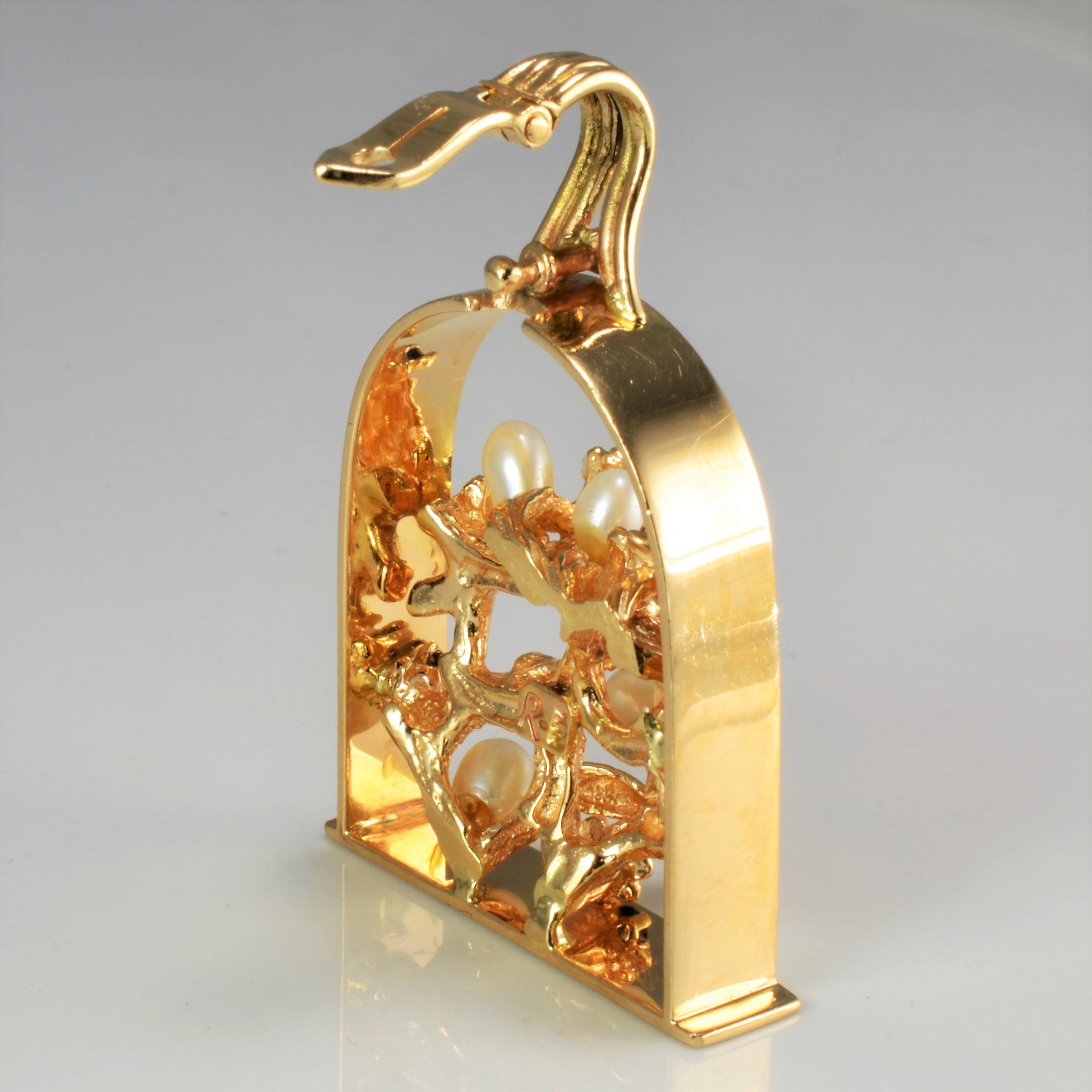Ragnar' Textured Multi Gem Pendant