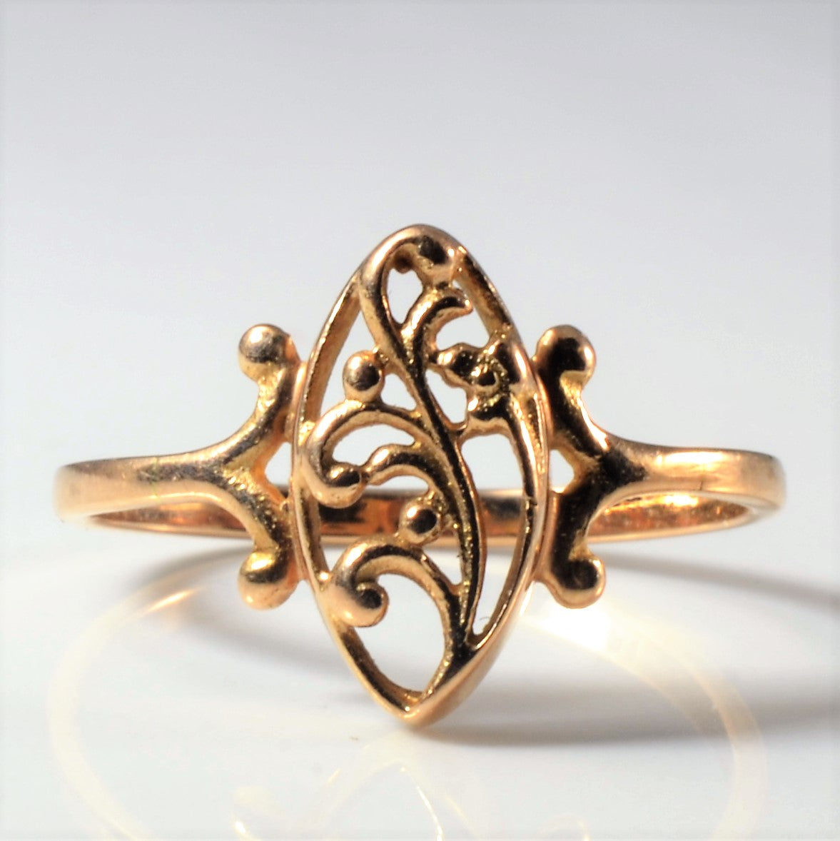 Filigree Rose Gold Ring | SZ 7.25 |