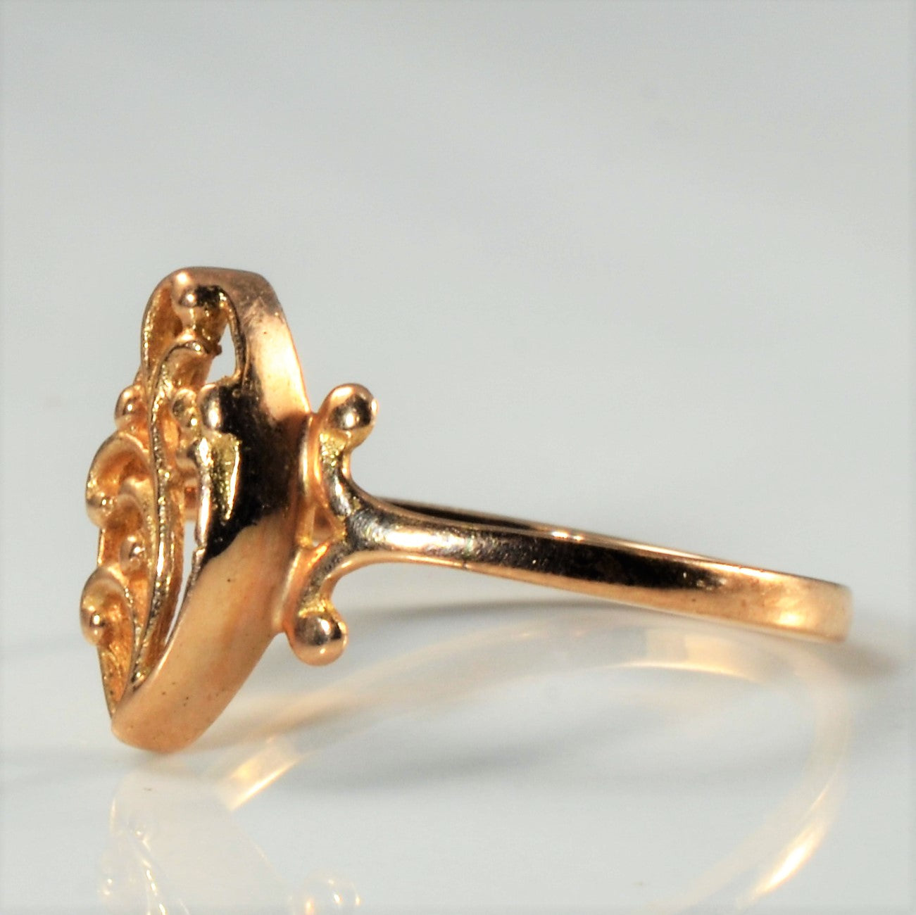 Filigree Rose Gold Ring | SZ 7.25 |