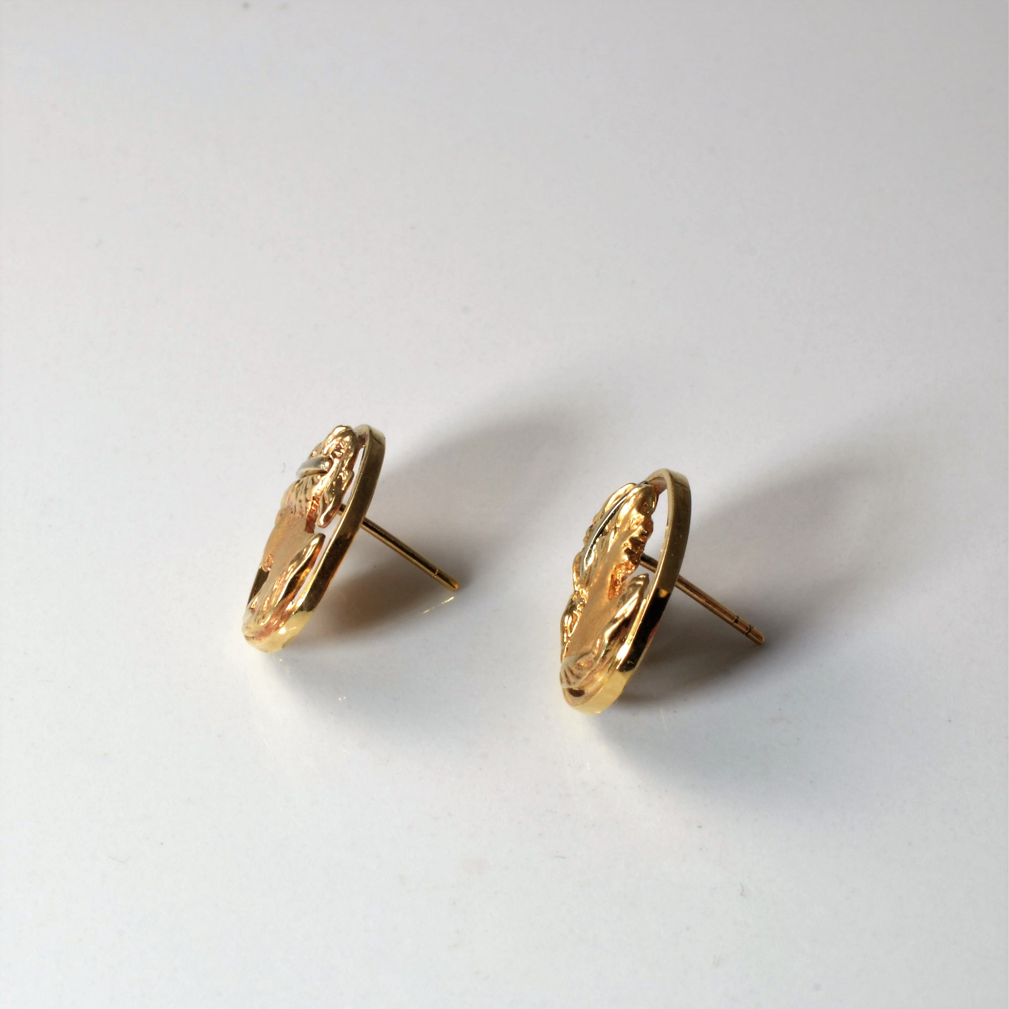 Grecian Goddess Gold Earrings |