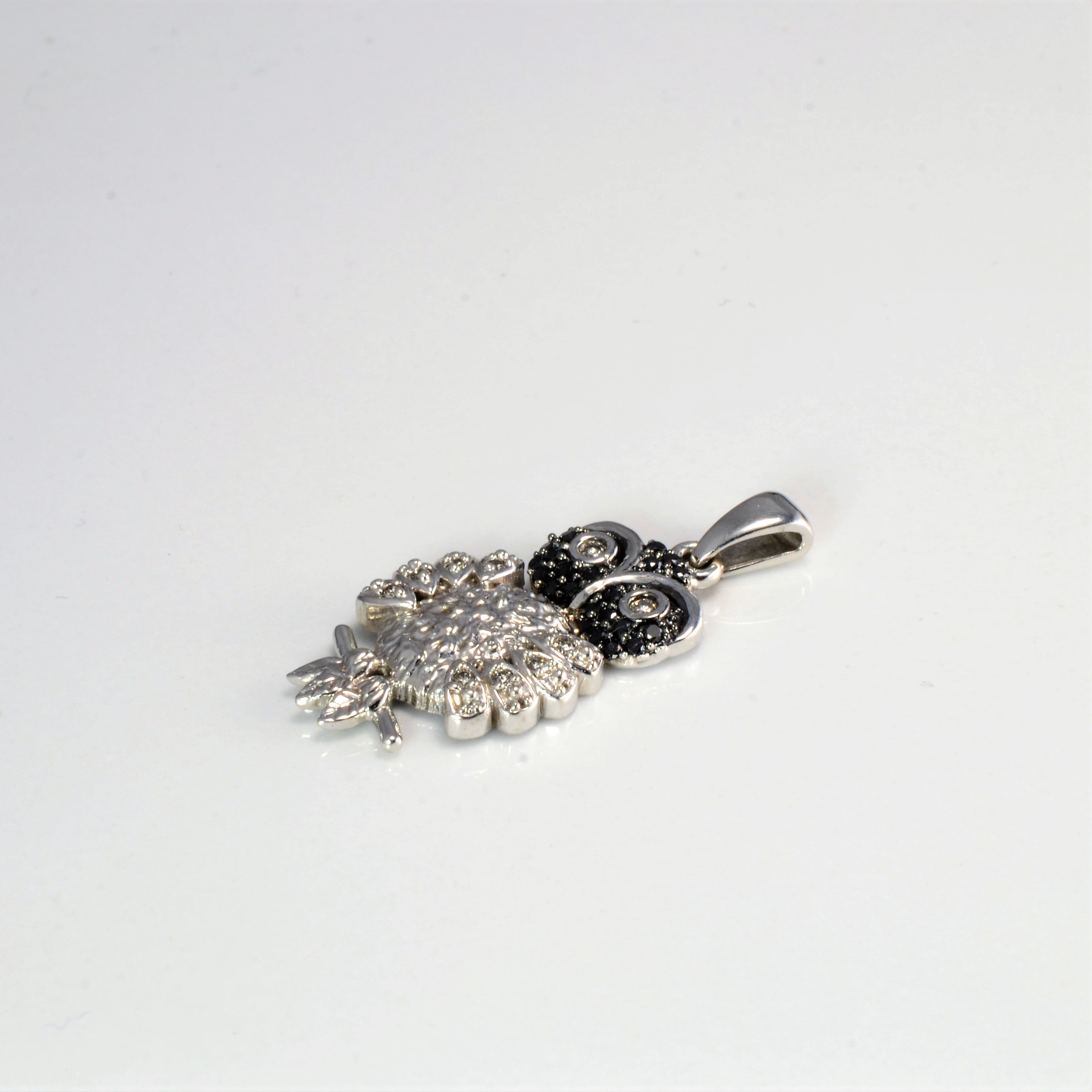 Diamond Owl Pendant | 0.12 ctw |