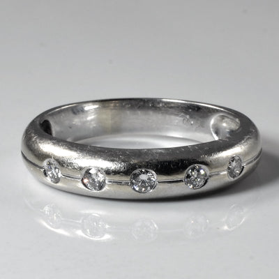 Flush Set Diamond Band | 0.20ctw | SZ 9.25 |