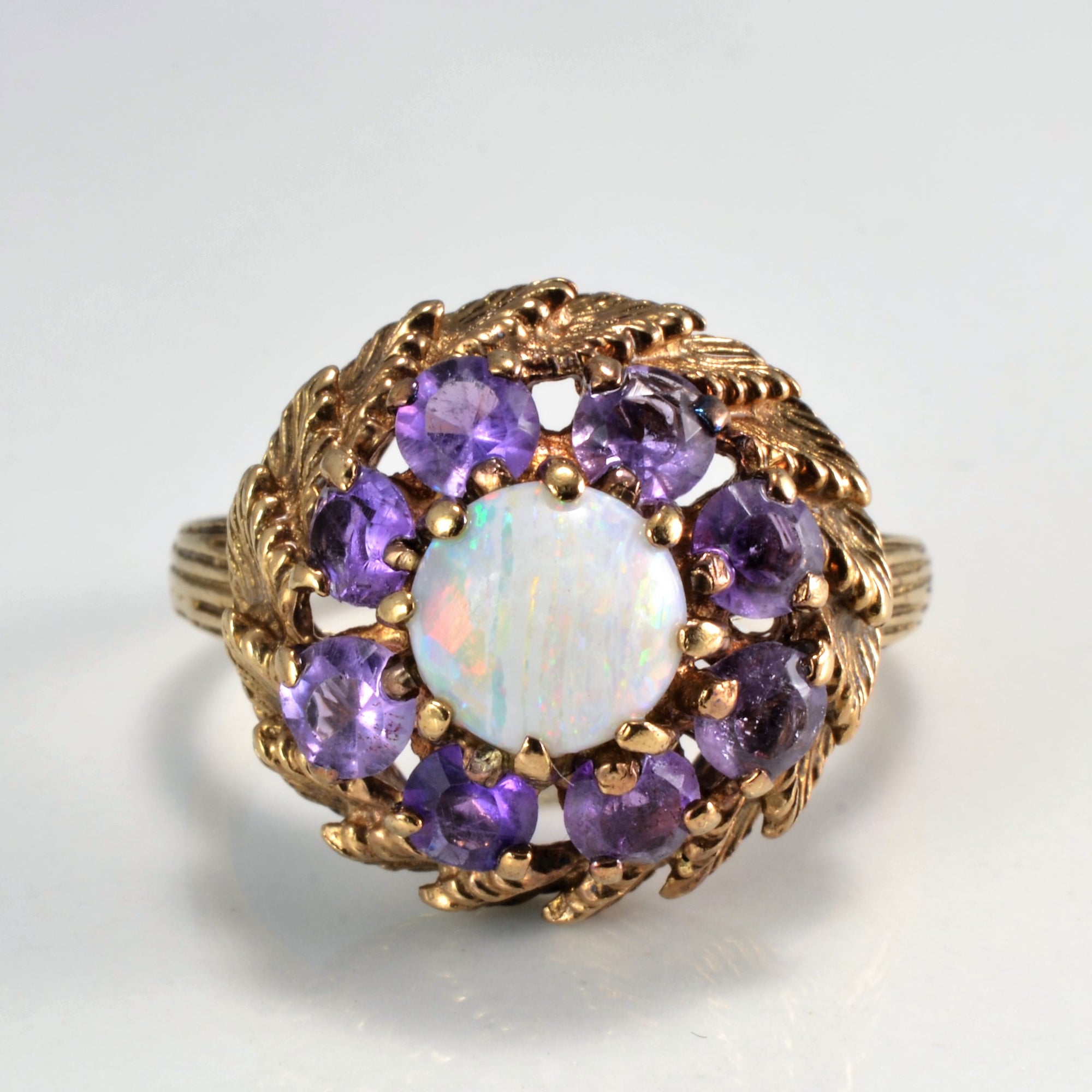 Vintage Cluster Gemstone Ring | SZ 6.25 |
