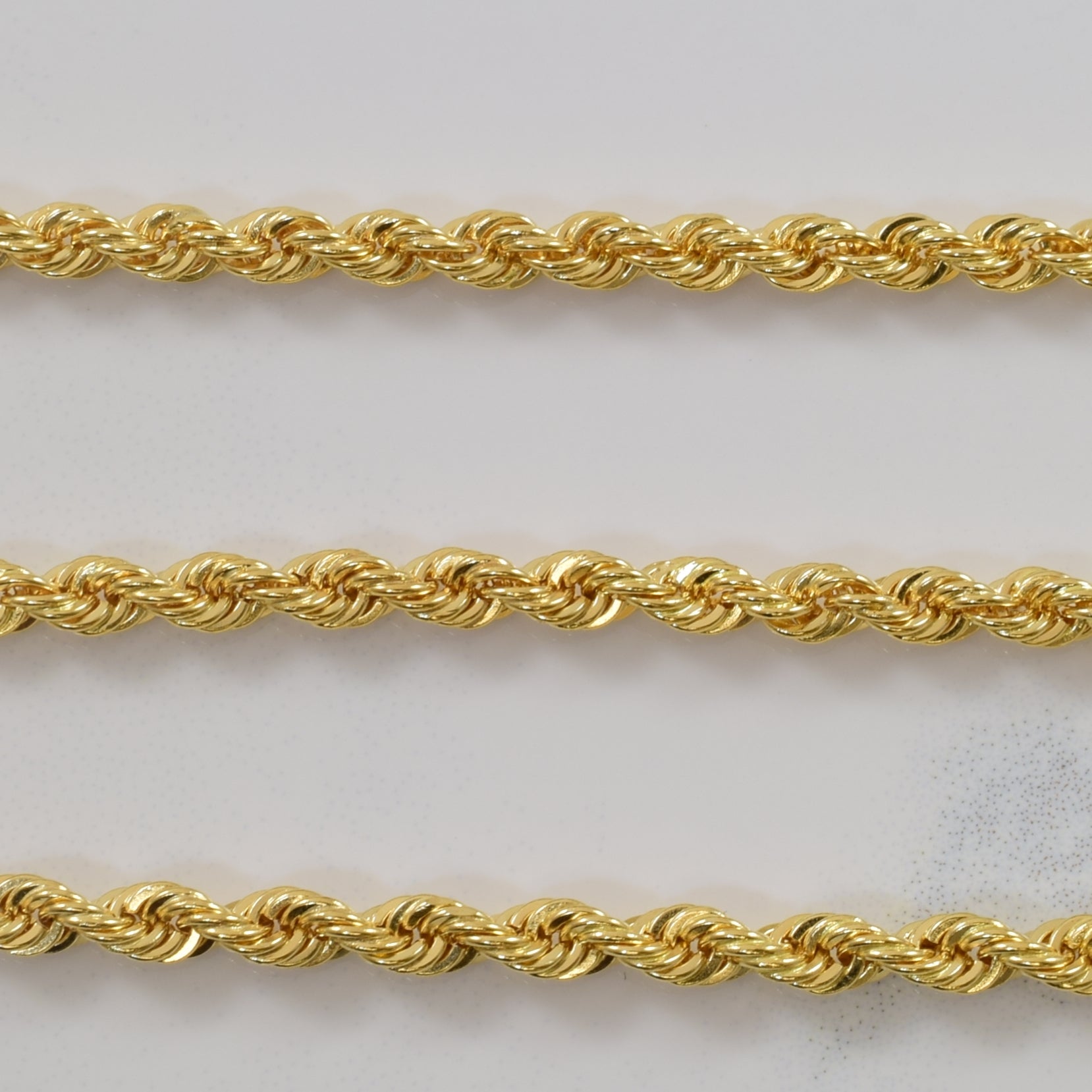 18k Yellow Gold French Rope Chain | 24.5