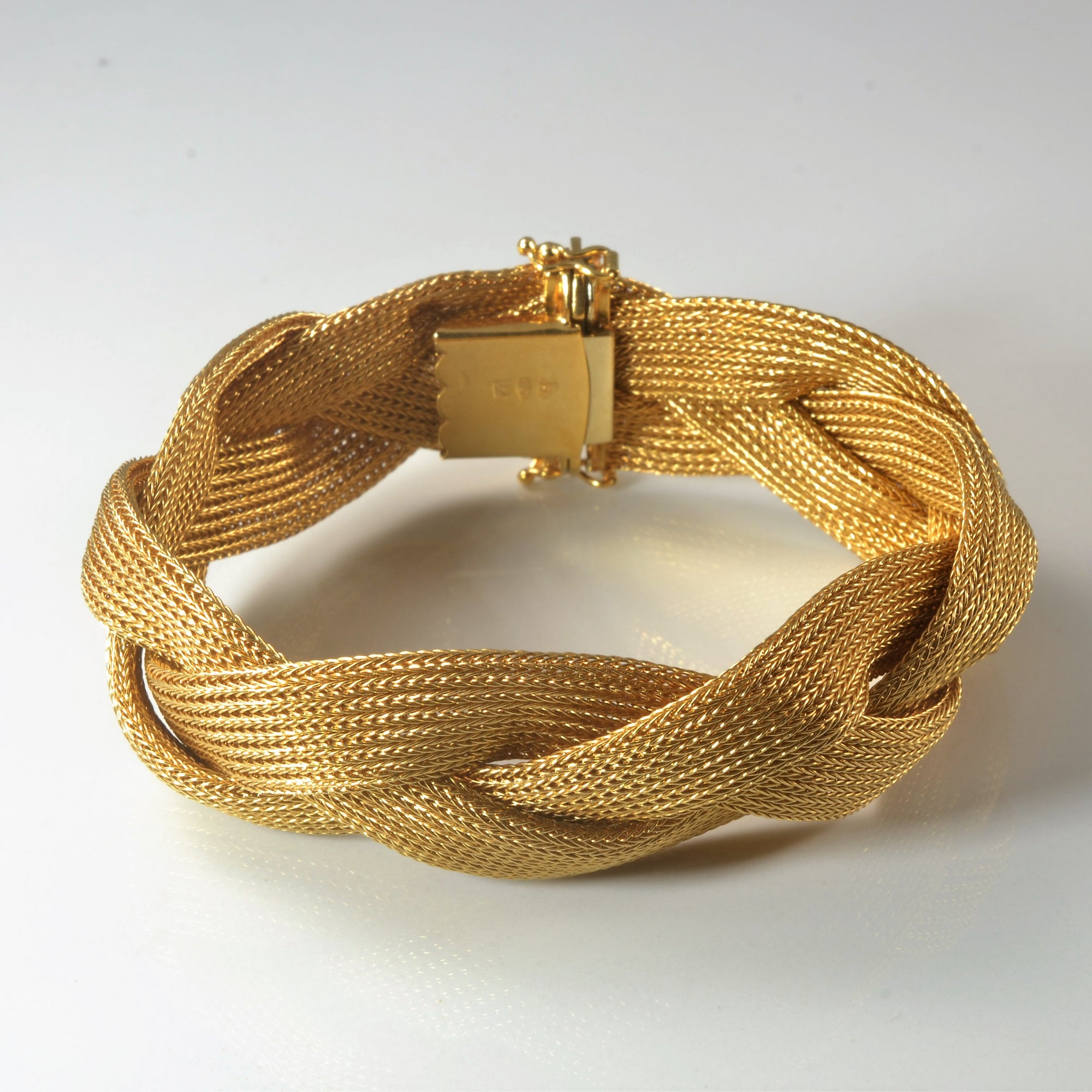 Braided Gold Bracelet | 7.5