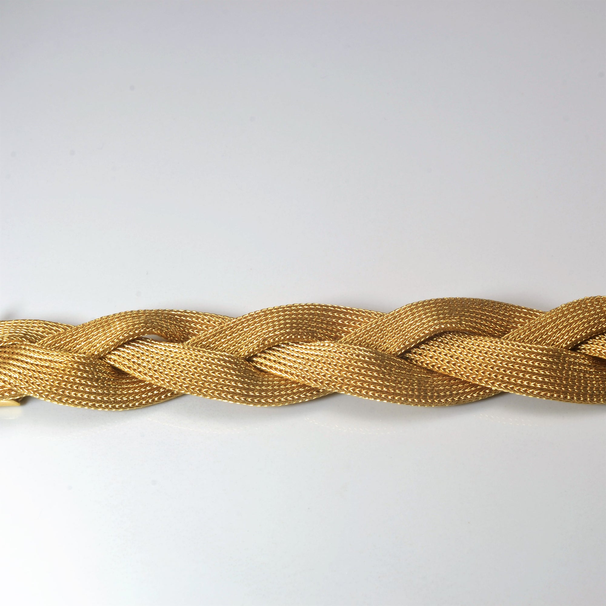 Braided Gold Bracelet | 7.5