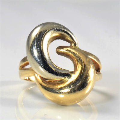 Two Tone Swirling Bypass Ring | SZ 3.75 |