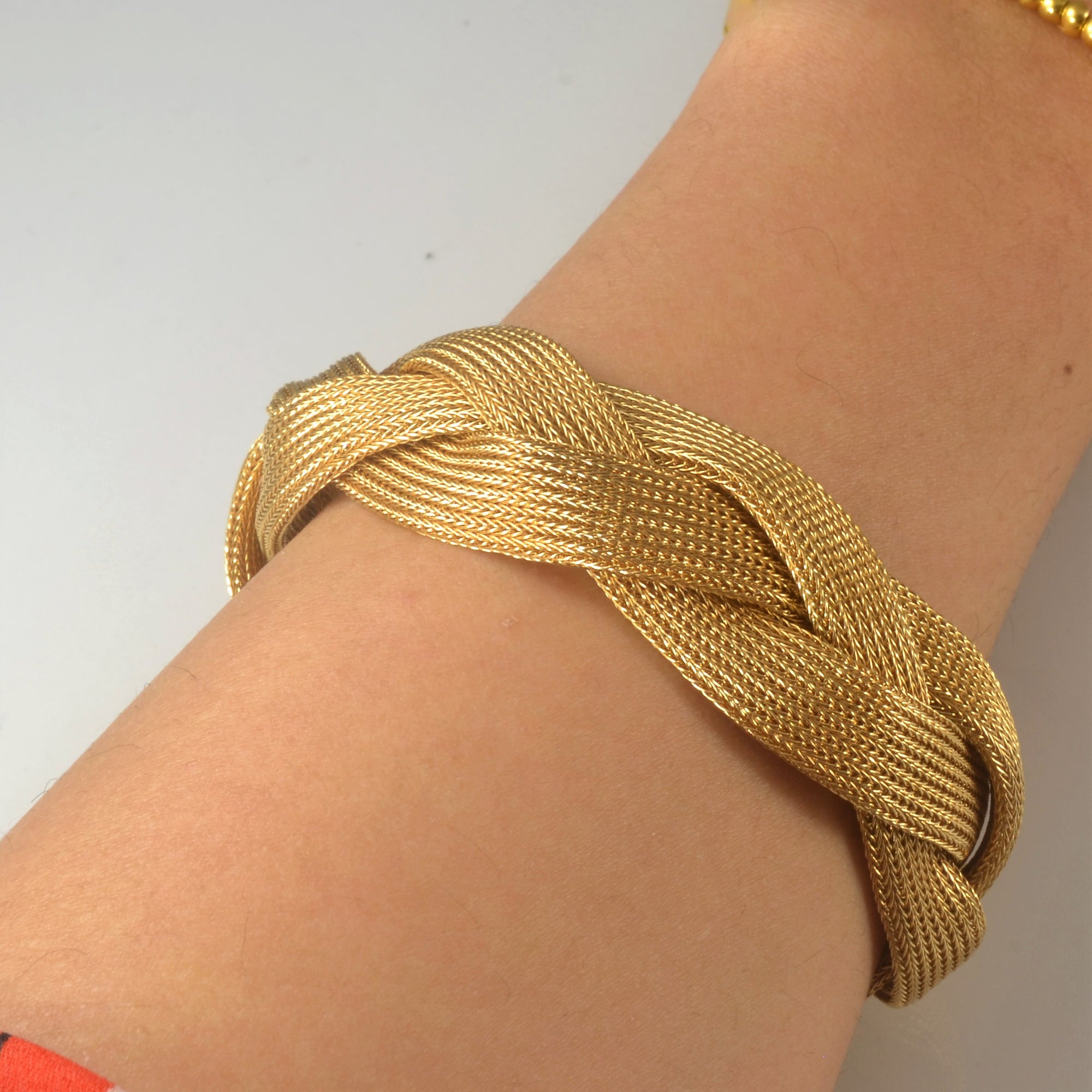 Braided Gold Bracelet | 7.5