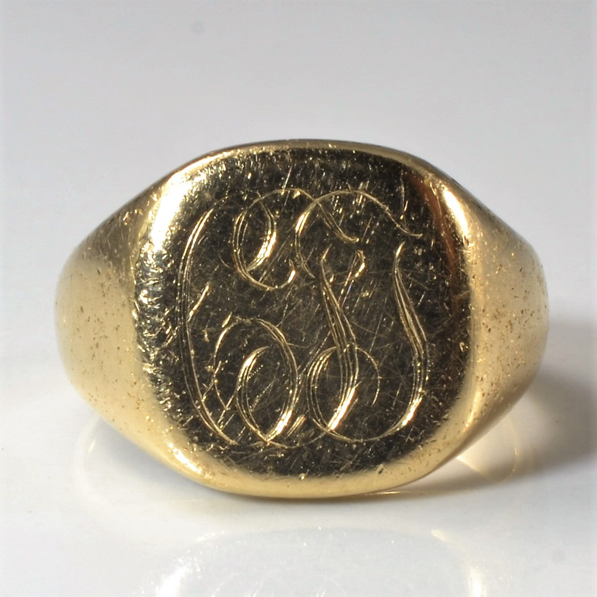Yellow Gold Signet Ring | SZ 6 |