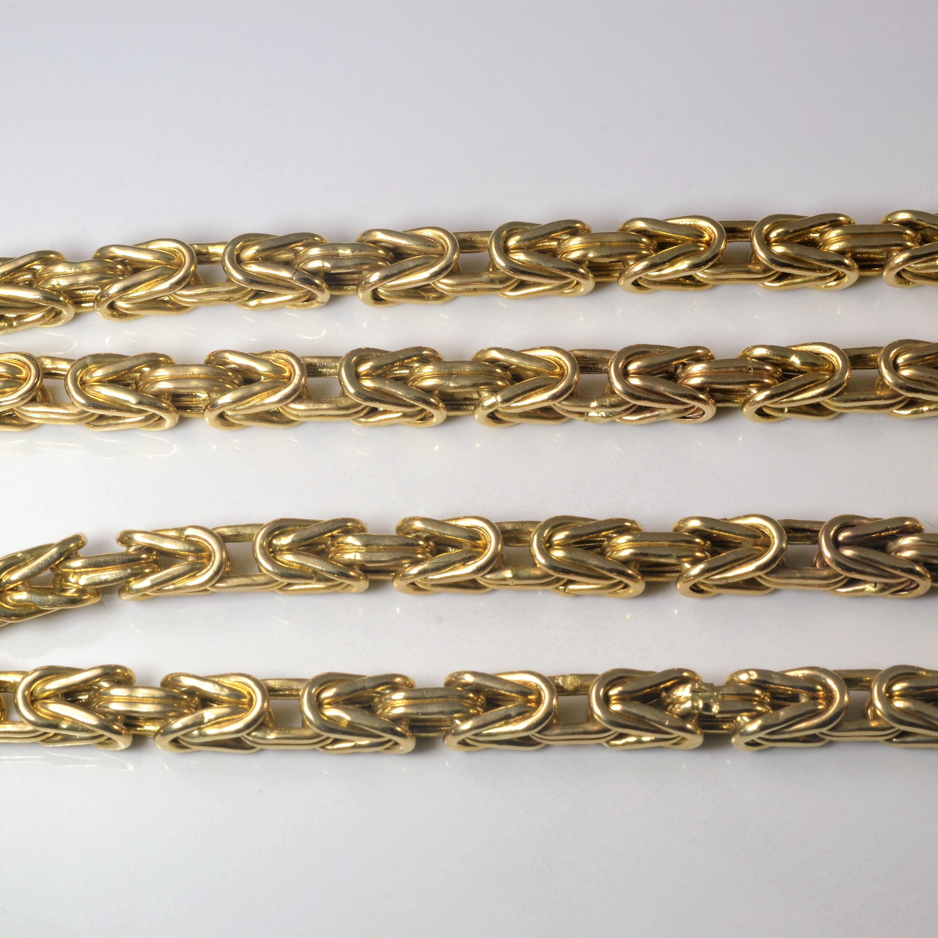 10k Yellow Gold Kings Braid Chain | 32" |