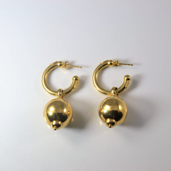18k Yellow Gold Earrings |