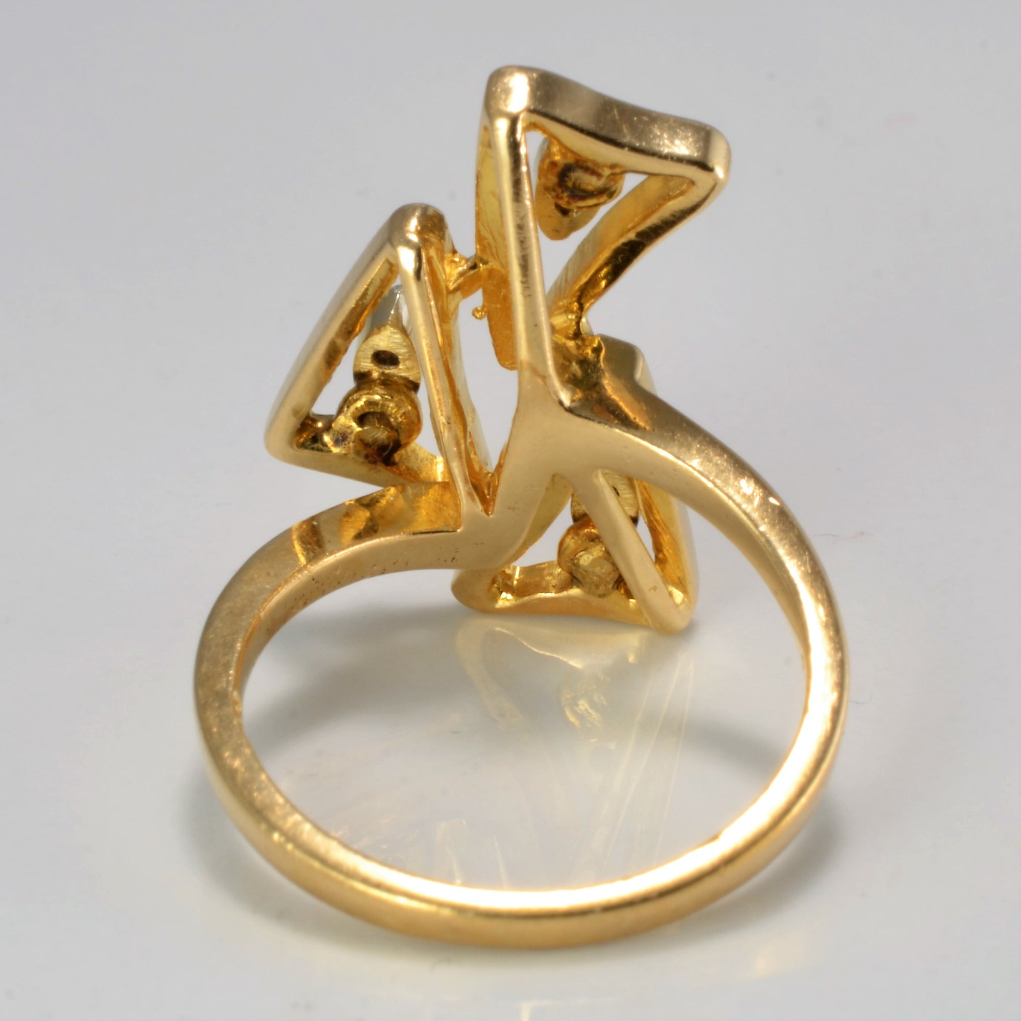 Textured Diamond Ring | 0.05 ctw, SZ 6.25 |