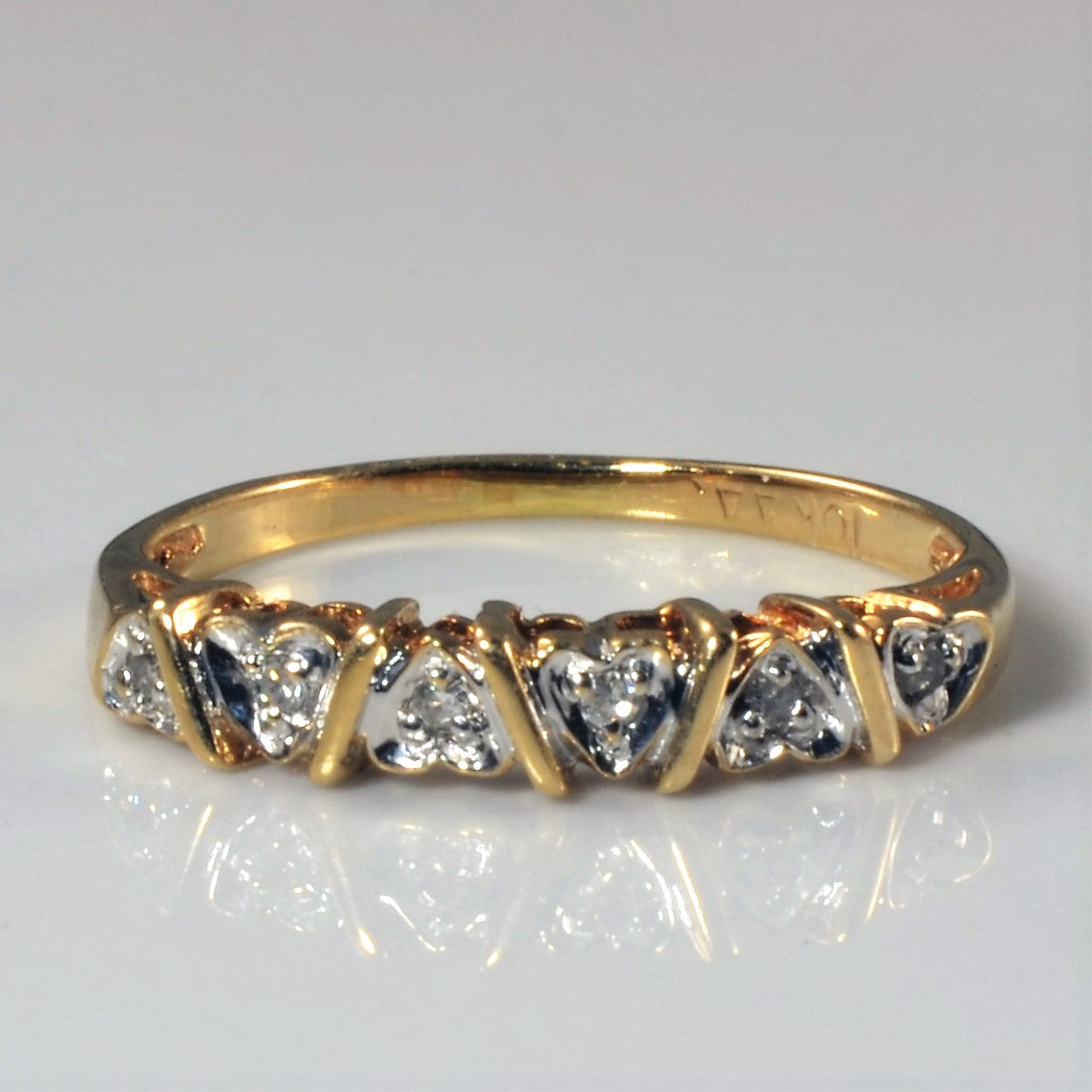 Diamond Heart Promise Ring | 0.04ctw | SZ 5 |