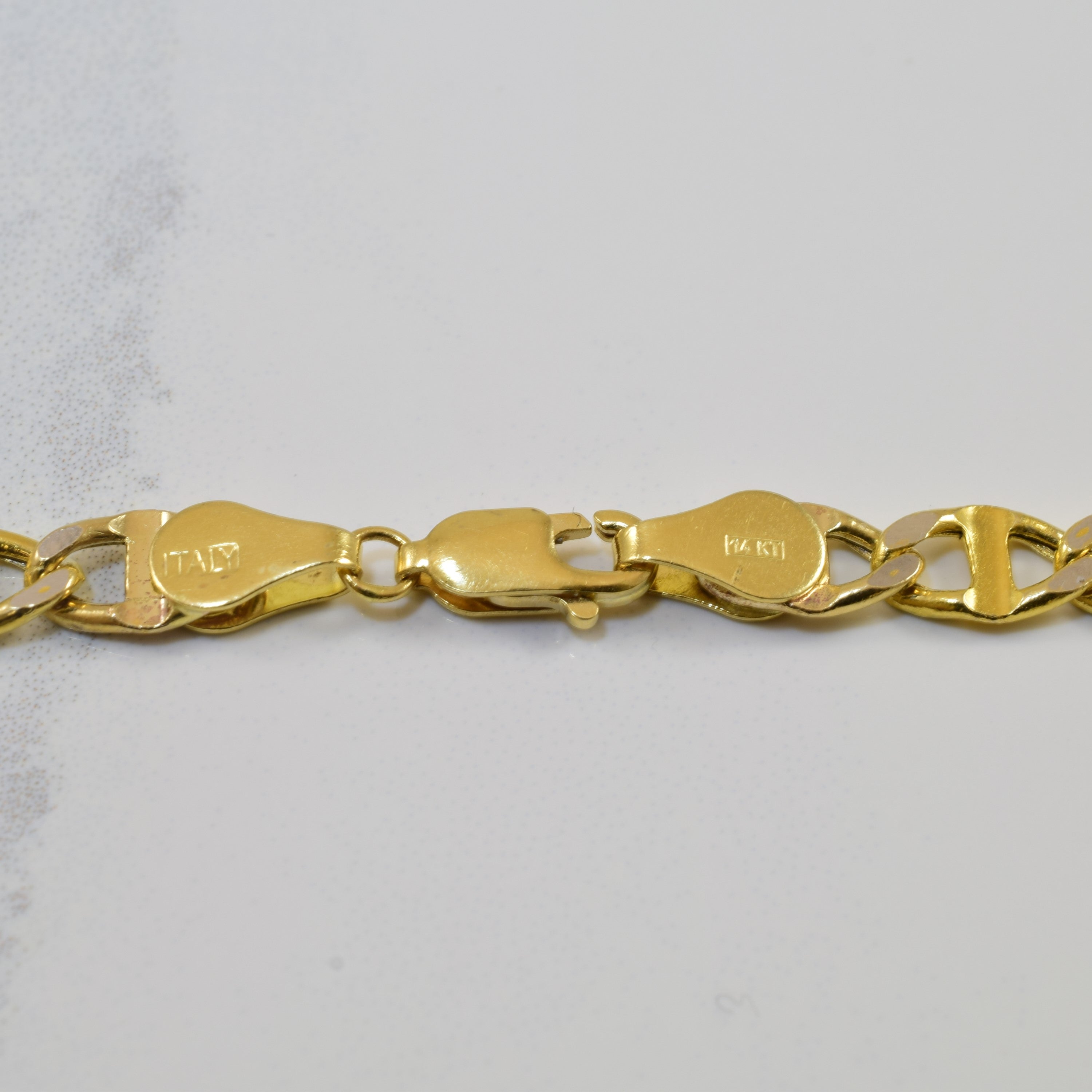 14k Yellow Gold Anchor Chain | 18" |