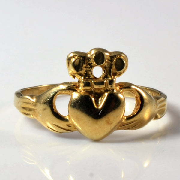 Gold Claddagh Ring | SZ 4.75 |