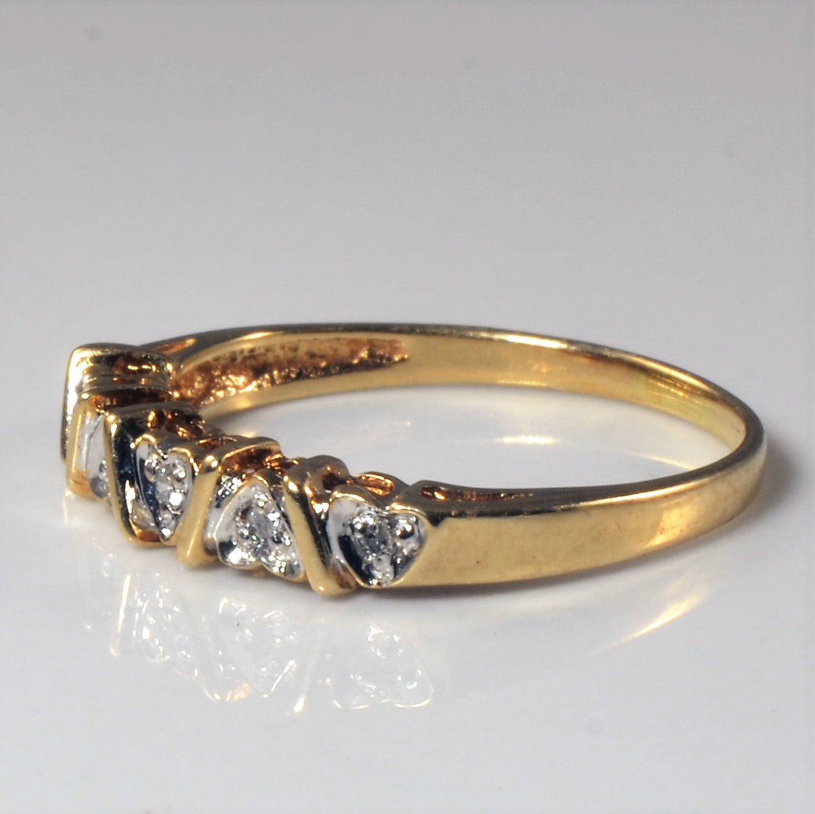 Diamond Heart Promise Ring | 0.04ctw | SZ 5 |