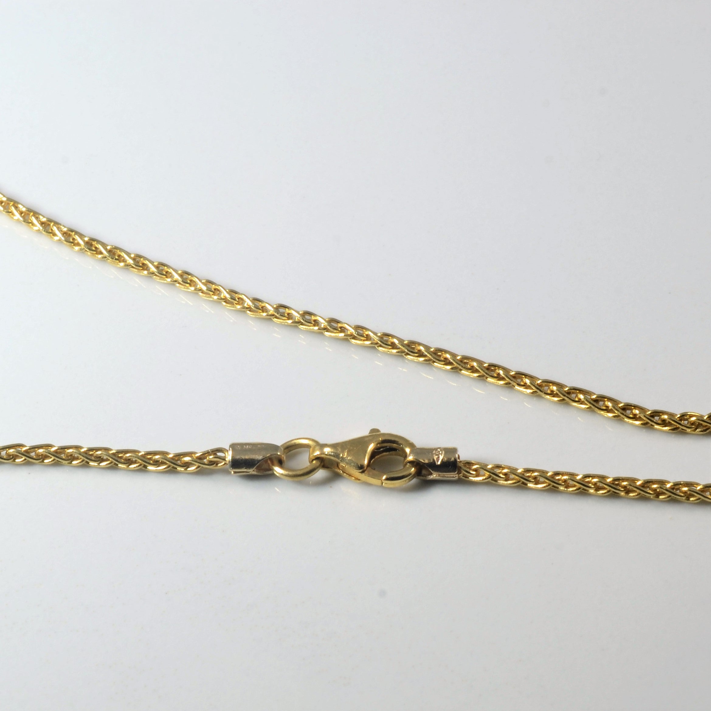 18k Yellow Gold Wheat Chain | 24" |