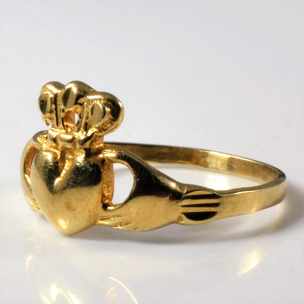 Gold Claddagh Ring | SZ 4.75 |