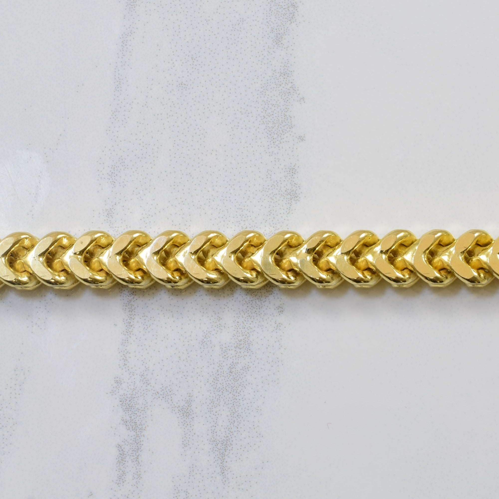 Double Link Heavy Curb Chain Bracelet | 8
