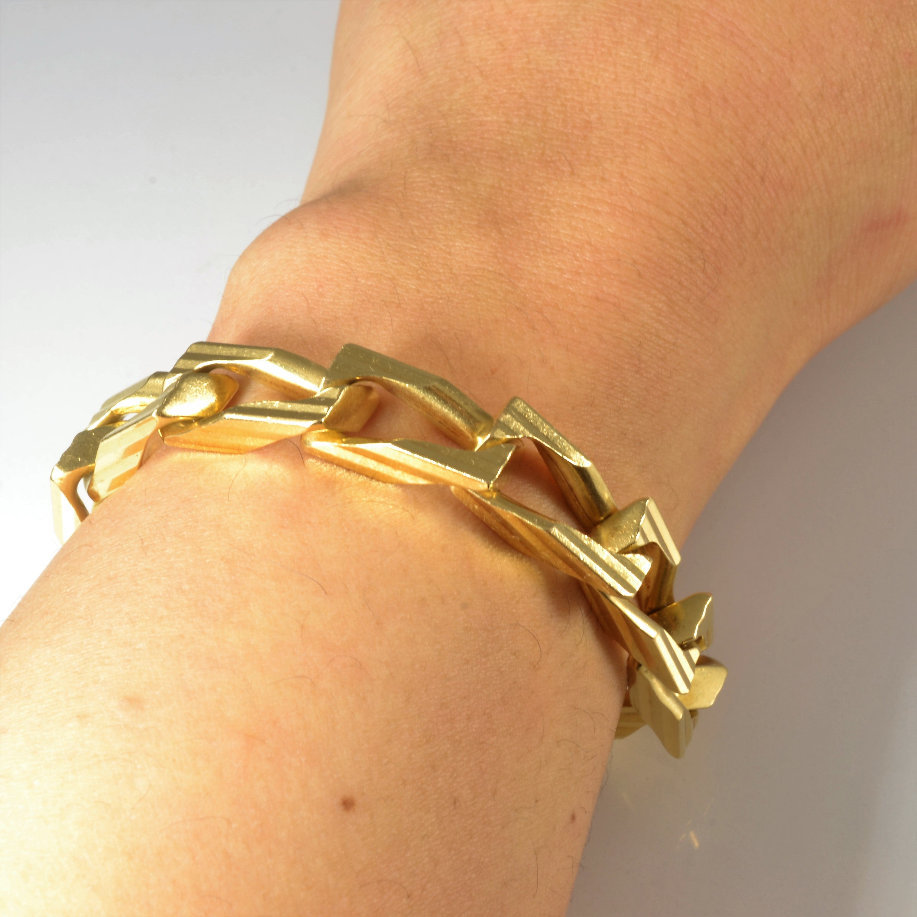 Heavy Cable Link Chain Bracelet | 8.5" |