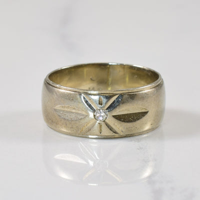 Diamond Starburst Band | 0.02ctw | SZ 4.75 |
